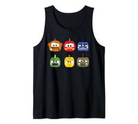 Disney and Pixar's Cars Halloween Pumpkin Grid Camiseta sin Mangas