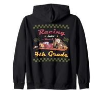 Disney and Pixar's Cars Racing into 4th Grade Back to School Sudadera con Capucha