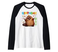 Disney and Pixar's Hoppers King George Birthday Boy Party Camiseta Manga Raglan