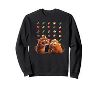 Disney and Pixar's Hoppers King George & Mabel Emoji Message Sudadera