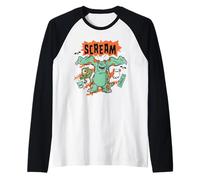 Disney and Pixar's Monsters, Inc. Halloween The Scream Team Camiseta Manga Raglan