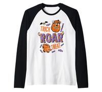 Disney and Pixar's Monsters, Inc. Halloween Trick Roar Treat Camiseta Manga Raglan