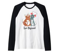 Disney and Pixar's Ratatouille Remy & Emile Le Squad Camiseta Manga Raglan
