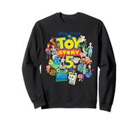 Disney and Pixar's Toy Story 5 Logo & Character Collage Sudadera