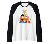 Disney and Pixar's Toy Story 5 Mr & Mrs Potato Head Big Pose Camiseta Manga Raglan