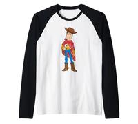 Disney and Pixar's Toy Story 5 Woody with Poncho Big Pose Camiseta Manga Raglan