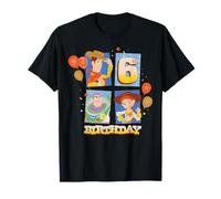 Disney and Pixar's Toy Story 6th Birthday Sixth B-Day Party Camiseta