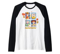 Disney and Pixar's Toy Story 6th Birthday Sixth B-Day Party Camiseta Manga Raglan