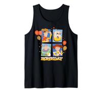 Disney and Pixar's Toy Story 6th Birthday Sixth B-Day Party Camiseta sin Mangas