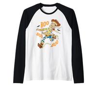 Disney and Pixar's Toy Story Halloween Woody Shoelace Mummy Camiseta Manga Raglan