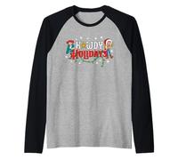 Disney and Pixar's Toy Story Howdy Holidays Woody & Jessie Camiseta Manga Raglan