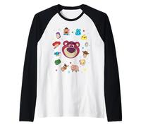 Disney and Pixar's Toy Story Lotso Big Face Collage Camiseta Manga Raglan