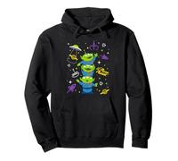 Disney and Pixar's Toy Story Pizza Planet Aliens Collage Sudadera con Capucha