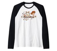 Disney and Pixar's Toy Story Sheriff Woody My First Roundup Camiseta Manga Raglan