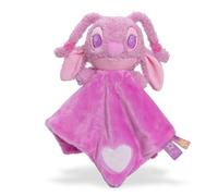 Disney Angel - Manta de Seguridad con Cabeza de Peluche - Aprox. 25 cm, a | Compañero de tela suave con carácter conocido, para agarrar y acurrucarse, para casa y de viaje