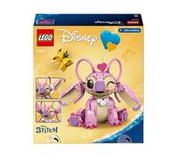 LEGO | Disney Ángela - Juguete de Construcción de Lilo y Stitch - Figura Articulada de Amiga de Stitch con 3 Globos de Corazón y Mariposa - Regalo para Niñas y Niños de 9+ Años y Fans Adultos 43257
