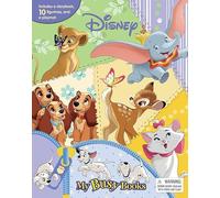 Disney Animals My Busy Books - Storybook, 10 figurines, playmat