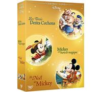 Disney Animation : les intemporels - Coffret - Les 3 petits cochons + Mickey et le haricot magique + Le Noël de Mickey [Francia] [DVD]
