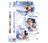 Disney Animation : les intemporels - Coffret - Les 3 petits cochons + Mickey et le haricot magique + Le Noël de Mickey [Francia] [DVD]