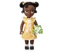 Disney Animators' Collection Tiana Doll - La princesa y la rana - Figura de juguete de 16 pulgadas, auténtica muñeca de tienda para niños y coleccionistas, totalmente articulada con diseño detallado,