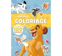 Disney Animaux (Roi Lion): Coloriage avec plus de 100 stickers
