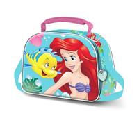 Disney Ariel Dive-Bolsa Portamerienda 3D, Turquesa 26 x 20 cm