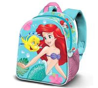 Disney Ariel Dive-Elite 3D Mochila, Turquesa, 25 x 30 cm, Capacidad 7 L