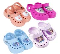 Disney Ariel Frozen Minnie Stitch - Sandalia para niña con arco de sujeción - Zapatillas de playa o piscina - Producto original, Ariel 6439 Rosa Coral, 28/29 EU