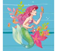 Disney Ariel Papel Pintado Pequeño Friends Mural para Pared 250x280cm Azul Niña