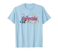 Disney Aristocats Everybody Wants To Be A Cat Camiseta, Hombre, Azul Bebé, M