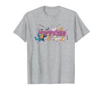 Disney Aristocats Everybody Wants To Be A Cat Camiseta, Hombre, Gris Jaspeado, L