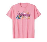 Disney Aristocats Everybody Wants To Be A Cat Camiseta, Hombre, Rosado, M
