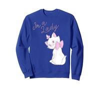 Disney Aristocats Marie I'm A Lady Portrait Sudadera, Unisex para adultos, Azul Real, XL