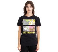 Aristocats - Marie Aristocats Mother's Day Bestmumever with Dumbo, Bambi Ladies T Shirt, Black Camiseta, Negro, L para Mujer
