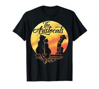 Disney Aristogatos Duchess and Thomas Sunset Love Camiseta
