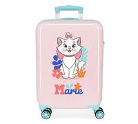 Disney Aristogatos Maleta de Cabina Rosa 38x55x20 cms Rígida ABS Cierre de combinación Lateral 34L 2 kgs 4 Ruedas Dobles
