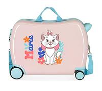 Disney Aristogatos Maleta Infantil Rosa 50x39x20 cms Rígida ABS Cierre de combinación Lateral 34L 1,8 kgs 4 Ruedas