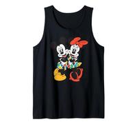 Disney Arlecchino Mickey and Minnie Mouse Italian Carnaval Camiseta sin Mangas
