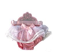 DISNEY BABY CINDERELLA PRINCESS DIAPER COVER & HEADWRAPSET SZ 0-12M
