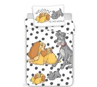 Disney Baby Lady and the Tramp - Juego de funda de edredón para niños