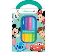 DISNEY BABY: MI PRIMERA BIBLIOTECA - 12 LIBROS DE CARTÓN - BLOQUE DE LIBROS - PI KIDS