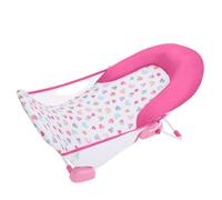 Disney Baby Minnie Asiento de Baño Plegable de 2 Posiciones, con Soporte Ajustable para Lavabo o Bañera, para Bebés de 0 a 6 Meses y hasta 9 kg, Funda Lavable a Máquina, de Bright Starts