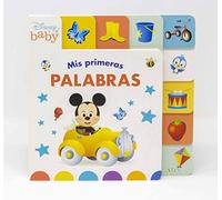 Disney Baby. Mis primeras palabras: Libro de cartón con pestañas