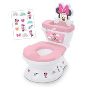 Disney Baby Orinal 2 en 1 Minnie Mouse de Bright Starts con Sonidos de Descarga y Aplausos, desde 18 Meses, hasta 23 kg, Rosa