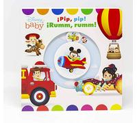 Disney Baby. ¡Pip, pip! ¡Rumm, rumm!: Libro de cartón con mecanismos