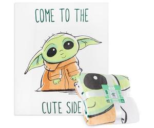 Disney Baby Yoda Manta Sofa Suave Mantas para Cama de 150 x 130 cm para Dormitorio, Viaje, Ideas Regalos para Adulto y Niños (Verde Baby Yoda)