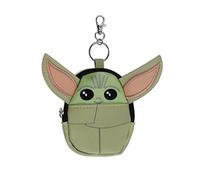 DISNEY Baby Yoda - Mini Llavero de Mochila Verde, Verde, Negro y Beige, Talla única, Niño