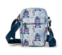 Disney Bag Cross Body, Lilo and Stitch, Stitch Scrump and Ducks Collage, azul, cuero vegano, Lilo & Stitch