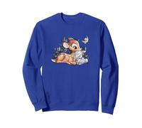 Disney Bambi and Thumper Snuggles Sudadera, Unisex para Adultos, Azul Real, M