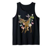 Disney Bambi Forest Friends Charm Necklace Print Camiseta sin Mangas